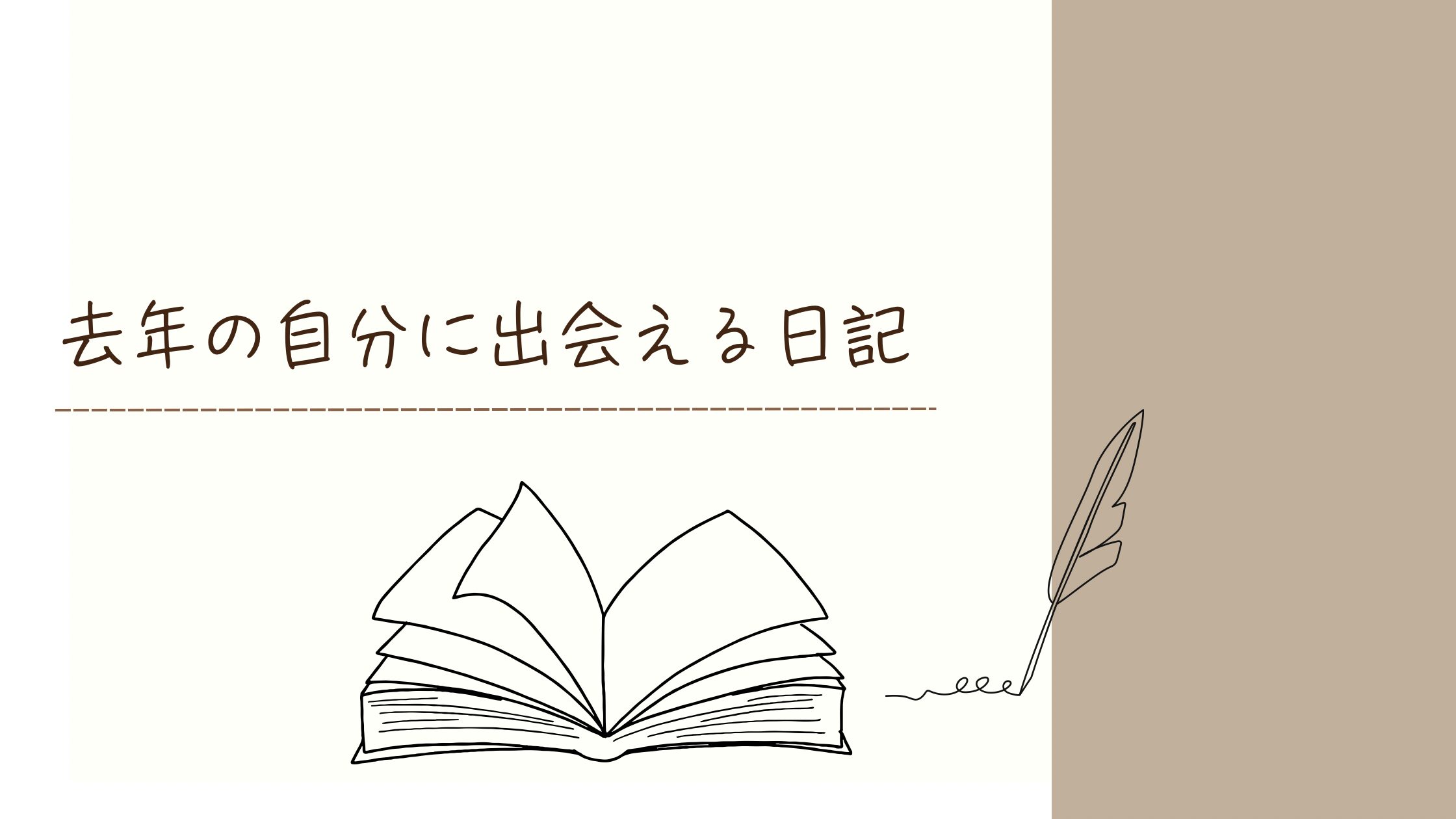 去年の自分に出会える日記。おしゃれで可愛い3年運用日記